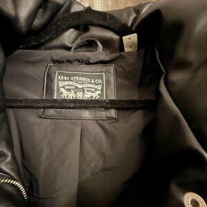 Levi's Sleek Black Bomber Jacket